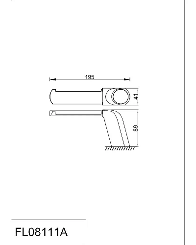 Держатель туалетной бумаги Rush Flores FL08111A без крышки Держатель туалетной бумаги Rush Flores FL08111A без крышки