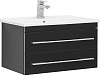 Картинка анонса товара «тумба с раковиной aquanet верона n 75 черный (гранд) 00239344»