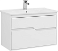 Тумба с раковиной Aquanet Модена 85 белый 00196965 + 00182320 Тумба с раковиной Aquanet Модена 85 белый 00196965 + 00182320