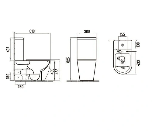 Унитаз напольный CeramaLux 2166 XMHL голубой матовый с крышкой микролифт Унитаз напольный CeramaLux 2166 XMHL голубой матовый с крышкой микролифт