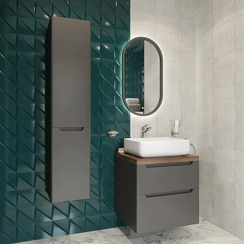 Шкаф-пенал STWORKI Берген 33, серый 542524 Шкаф-пенал STWORKI Берген 33, серый 542524