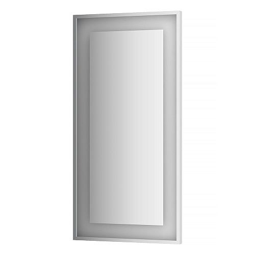 Зеркало Evoform Ledside в багетной раме и LED-светильником BY 2214 60х120 см Зеркало Evoform Ledside в багетной раме и LED-светильником BY 2214 60х120 см