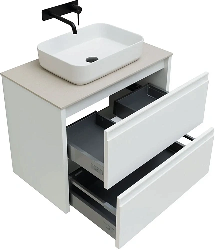 Тумба под раковину Allen Brau Fantasy 80 1.11001.WM белый матовый Тумба под раковину Allen Brau Fantasy 80 1.11001.WM белый матовый
