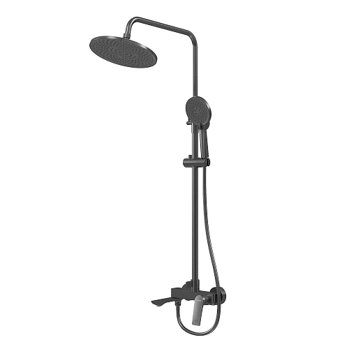 Душевая система GROSSMAN Galaxy 500.K35.01.420 графит сатиновый Душевая система GROSSMAN Galaxy 500.K35.01.420 графит сатиновый