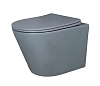 Унитаз подвесной Gid Tr2130Gm 62209Y серый матовый 48x36,5x36