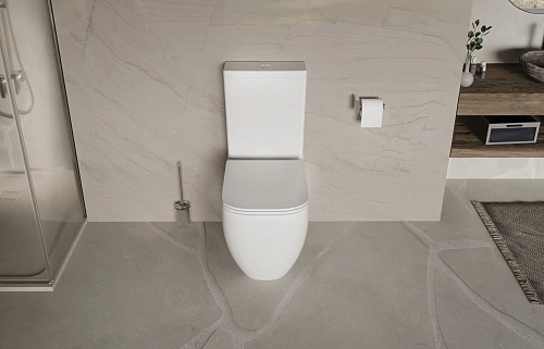 Унитаз напольный Vincea Tornado Bien VT2-51T белый, ультратонкое сиденье, soft-close, P-trap Унитаз напольный Vincea Tornado Bien VT2-51T белый, ультратонкое сиденье, soft-close, P-trap