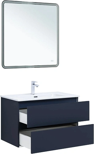 Тумба под раковину Aquanet Вега 2.0 80 маренго 00337949 подвесная Тумба под раковину Aquanet Вега 2.0 80 маренго 00337949 подвесная