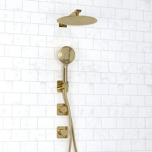 Душевая система WasserKRAFT A7651.303.183.208.280.197.207 встраиваемая золото Душевая система WasserKRAFT A7651.303.183.208.280.197.207 встраиваемая золото