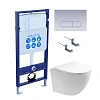 Комплект унитаза SET Aquatek ЕВРОПА T KDI14 с инсталляцией, креплением, клавишей смыва и сиденьем микролифт Комплект унитаза SET Aquatek ЕВРОПА T KDI14 с инсталляцией, креплением, клавишей смыва и сиденьем микролифт
