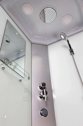 Душевая кабина Niagara Classic NG-3302-14 (1000х1000х2150) средний поддон (26см) стекло матовое тонированное 33021424 Душевая кабина Niagara Classic NG-3302-14 (1000х1000х2150) средний поддон (26см) стекло матовое тонированное 33021424