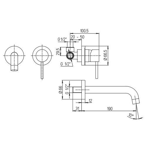 Душевая перегородка Paini PAINI-WalkIN80C 80x195 стекло прозрачное Душевая перегородка Paini PAINI-WalkIN80C 80x195 стекло прозрачное
