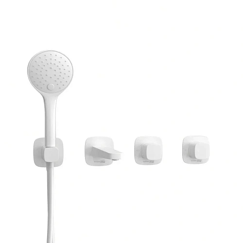 Смеситель для ванны WasserKRAFT A9551.266.316.328.156.155 встраиваемый белый Смеситель для ванны WasserKRAFT A9551.266.316.328.156.155 встраиваемый белый