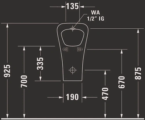 Писсуар Duravit DuraStyle 2804300000 30 см белый Писсуар Duravit DuraStyle 2804300000 30 см белый