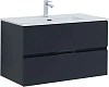 Тумба с раковиной Aquanet Алвита new 90 00306164 антрацит