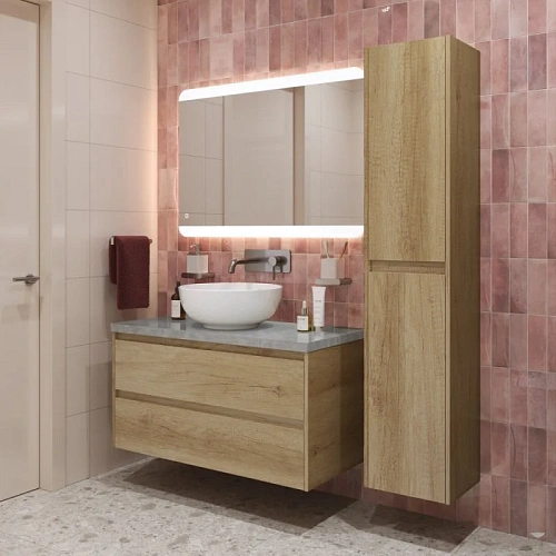 Тумба со столешницей и раковиной BelBagno KRAFT 80 kraft80rnn-kepmgl-1077-set подвесная KRAFT80RNN-KEPMGL-1077-SET Тумба со столешницей и раковиной BelBagno KRAFT 80 kraft80rnn-kepmgl-1077-set подвесная KRAFT80RNN-KEPMGL-1077-SET