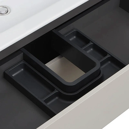 Тумба под раковину Aquaton Сохо 100 cлэйт, галька серая 1A258201AJ9A0 Тумба под раковину Aquaton Сохо 100 cлэйт, галька серая 1A258201AJ9A0