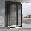 Душевой уголок ABBER Schwarzer Diamant AG30140BH-S60B-S60B 140x60 см универсальный, профиль черный, стекло прозрачное Душевой уголок ABBER Schwarzer Diamant AG30140BH-S60B-S60B 140x60 см универсальный, профиль черный, стекло прозрачное