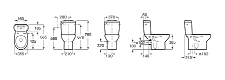 Бачок для унитаза Roca Victoria 34139Z000 Бачок для унитаза Roca Victoria 34139Z000