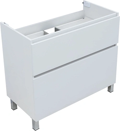 Тумба под раковину Aquanet Вега 90 00344124 напольная, белый глянец Тумба под раковину Aquanet Вега 90 00344124 напольная, белый глянец