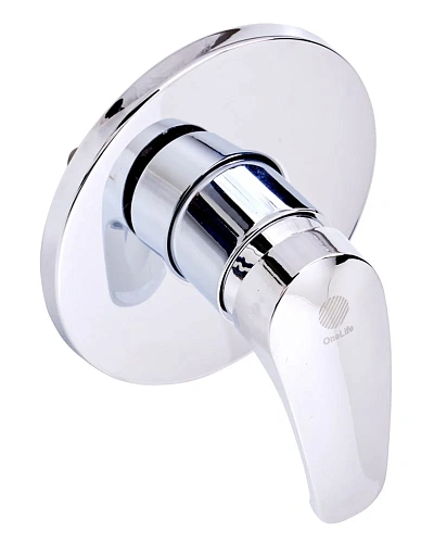 Смеситель для душа OneLife P11-400cr полимерный встраиваемый, хром Смеситель для душа OneLife P11-400cr полимерный встраиваемый, хром