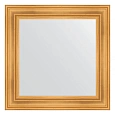 Зеркало в багетной раме Evoform Definite BY 3155 72 x 72 см, травленое золото Зеркало в багетной раме Evoform Definite BY 3155 72 x 72 см, травленое золото