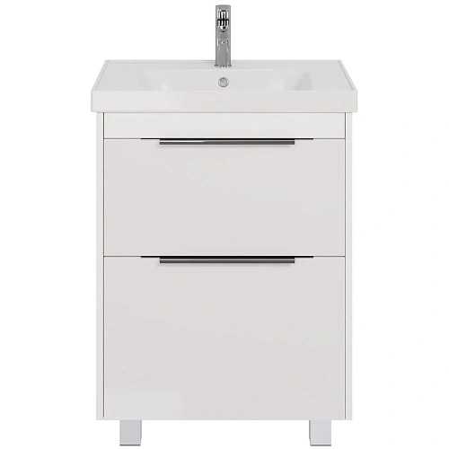 Тумба под раковину DREJA PRIME, 70 см, подвесная/напольная, 2 ящика, белый глянец 99.9301 Тумба под раковину DREJA PRIME, 70 см, подвесная/напольная, 2 ящика, белый глянец 99.9301