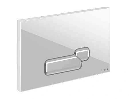 Клавиша смыва Cersanit ACTIS, белая (BU-ACT/Wh) Клавиша смыва Cersanit ACTIS, белая (BU-ACT/Wh)