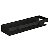 Картинка анонса товара «полка lemark shelf line 400 мм с крючками, черный 9772053»