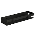 Детальная картинка товара «полка lemark shelf line 400 мм с крючками, черный 9772053»