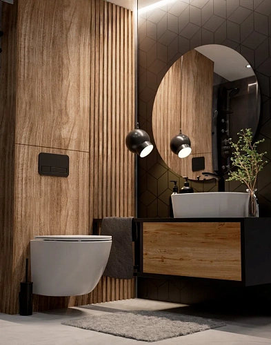 Унитаз подвесной AQUAme AQM2002L с сиденьем SoftClose, смыв QUIET 520x365x360 Унитаз подвесной AQUAme AQM2002L с сиденьем SoftClose, смыв QUIET 520x365x360