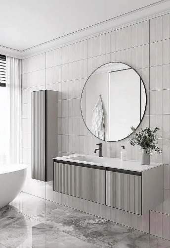 Тумба под раковину Armadi Art QUATRO 2 120см (80+40) LUNA профиль ANTHRACITE 790-M2-120-L-A Тумба под раковину Armadi Art QUATRO 2 120см (80+40) LUNA профиль ANTHRACITE 790-M2-120-L-A