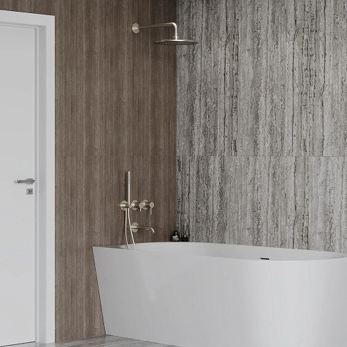 Душевая система AQUAme AQM8408BN никель шлифованный Душевая система AQUAme AQM8408BN никель шлифованный