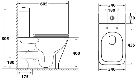 Бачок для унитаза OWL Gap Ruta-G, двойной слив 3\6л, арматура WDI OWLT200901/2 Бачок для унитаза OWL Gap Ruta-G, двойной слив 3\6л, арматура WDI OWLT200901/2