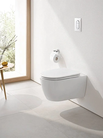 Унитаз подвесной GROHE Essence Ceramic, альпин-белый (3957100H) Унитаз подвесной GROHE Essence Ceramic, альпин-белый (3957100H)