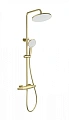 Душевая система Wonzon & Woghand с термостатом, брашированное золото (WW-B3035-A1-BG) Душевая система Wonzon & Woghand с термостатом, брашированное золото (WW-B3035-A1-BG)