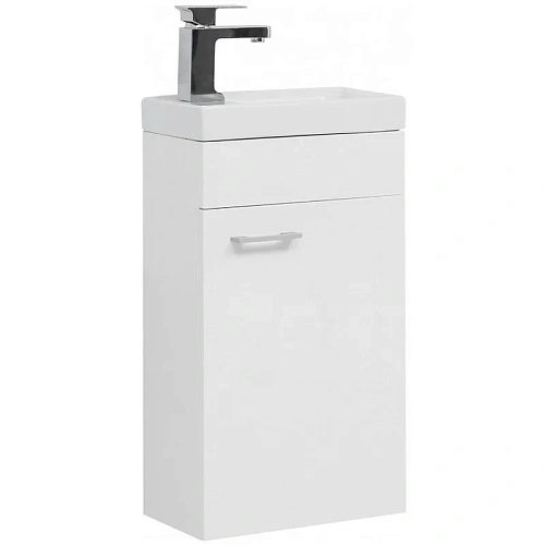 Тумба с раковиной Aquanet Нота R 40 (Moduo) белый 00254037 Тумба с раковиной Aquanet Нота R 40 (Moduo) белый 00254037