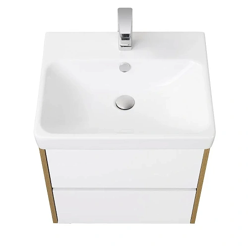 Тумба под раковину Aquaton Сканди 70 белая, дуб рустикальный 1A251801SDZ90 Тумба под раковину Aquaton Сканди 70 белая, дуб рустикальный 1A251801SDZ90