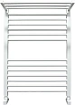 Полотенцесушитель водяной Ника MODERN ЛМ-3 80/50 RAL9016 белый матовый с вентилями (комплект люкс) Полотенцесушитель водяной Ника MODERN ЛМ-3 80/50 RAL9016 белый матовый с вентилями (комплект люкс)