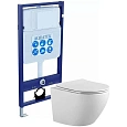Комплект унитаза Aquatek ЕВРОПА AQ1901-00 с инсталляцией INS-0000012 без клавиши и крепежа с тонким SET AQUATEK ЕВРОПА Комплект унитаза Aquatek ЕВРОПА AQ1901-00 с инсталляцией INS-0000012 без клавиши и крепежа с тонким SET AQUATEK ЕВРОПА