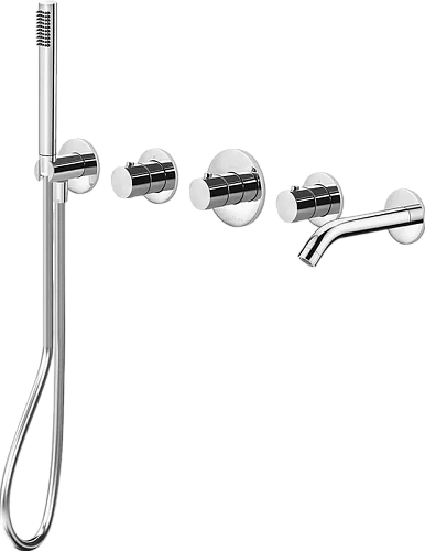 Смеситель для ванны Paffoni Modular Box MDE001CR Смеситель для ванны Paffoni Modular Box MDE001CR