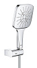 Картинка анонса товара «душевой гарнитур grohe rainshower smartactive 130 cube, 3 вида струй, хром (26588000)»