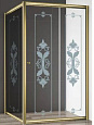 Боковая стенка CEZARES GIUBILEO-100-FIX-CP-G-L Боковая стенка CEZARES GIUBILEO-100-FIX-CP-G-L