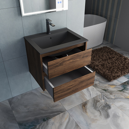 Тумба под раковину Vincea Gio 600 VMC-2G600CO подвесная, C.Oak Тумба под раковину Vincea Gio 600 VMC-2G600CO подвесная, C.Oak