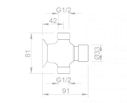 Кран NOFER Essentialtemp 07490.N настенный 6 л/мин Кран NOFER Essentialtemp 07490.N настенный 6 л/мин