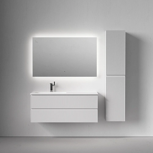 Тумба под раковину SANCOS Snob SNR120LW R левая 1195х445х500 Bianco подвесная Тумба под раковину SANCOS Snob SNR120LW R левая 1195х445х500 Bianco подвесная