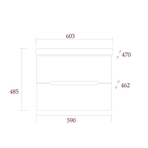 Тумба под раковину Onika АЙЛЕНД 60.13 106114 Тумба под раковину Onika АЙЛЕНД 60.13 106114