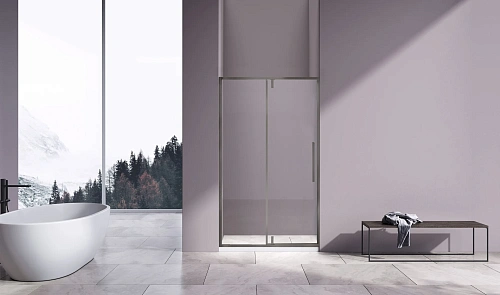 Душевая дверь Vincea Slim-N VDP-4SN120CLGM вороненая сталь, стекло прозрачное Душевая дверь Vincea Slim-N VDP-4SN120CLGM вороненая сталь, стекло прозрачное