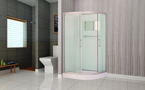 Душевая кабина Esbano ELEGANCIA (ESKB115CL) полукруглая без крыши EST-115CLeft: 85x115x210см Душевая кабина Esbano ELEGANCIA (ESKB115CL) полукруглая без крыши EST-115CLeft: 85x115x210см