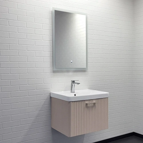 Тумба с раковиной Comforty Ангара-60П 00-00021034 дуб латте раковина 4460 Тумба с раковиной Comforty Ангара-60П 00-00021034 дуб латте раковина 4460