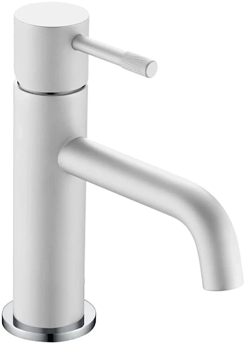 Смеситель для раковины Boheme Uno 461-WCR White Chrome Смеситель для раковины Boheme Uno 461-WCR White Chrome